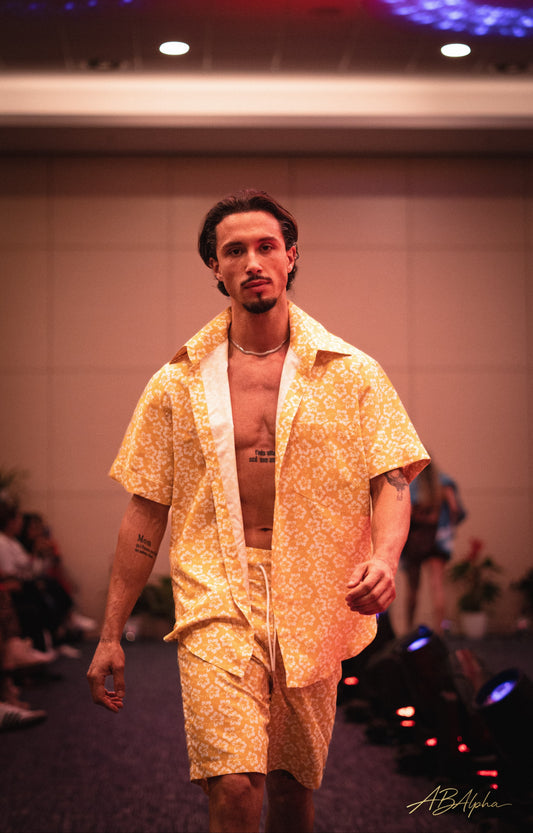 Conjunto Solare | Camisa e calção | Feito por encomenda