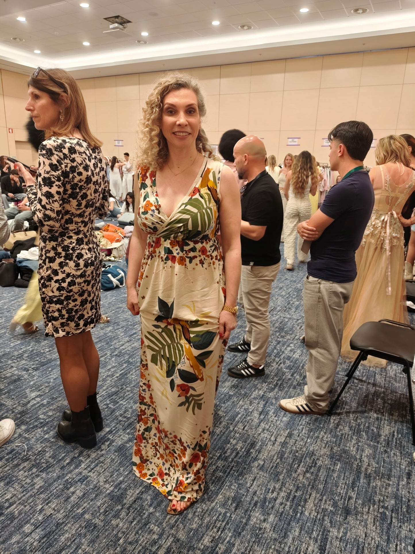 Vestido Longo Floral Tropical 🌴