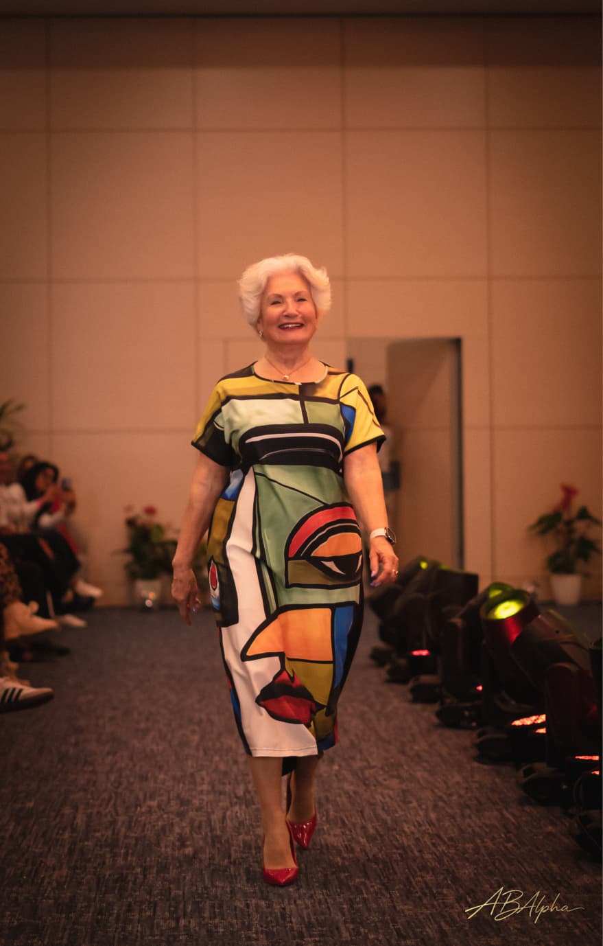 Vestido Artístico Laura - Peça Única