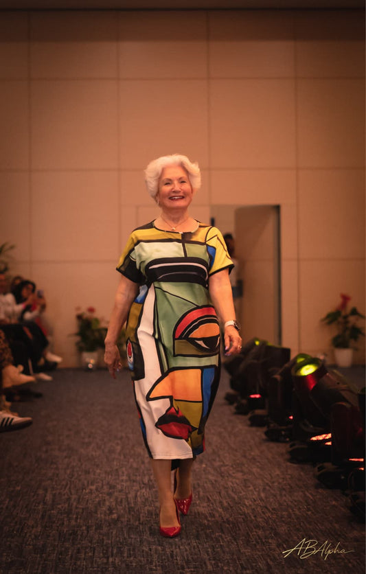 Vestido Artístico Laura - Peça Única