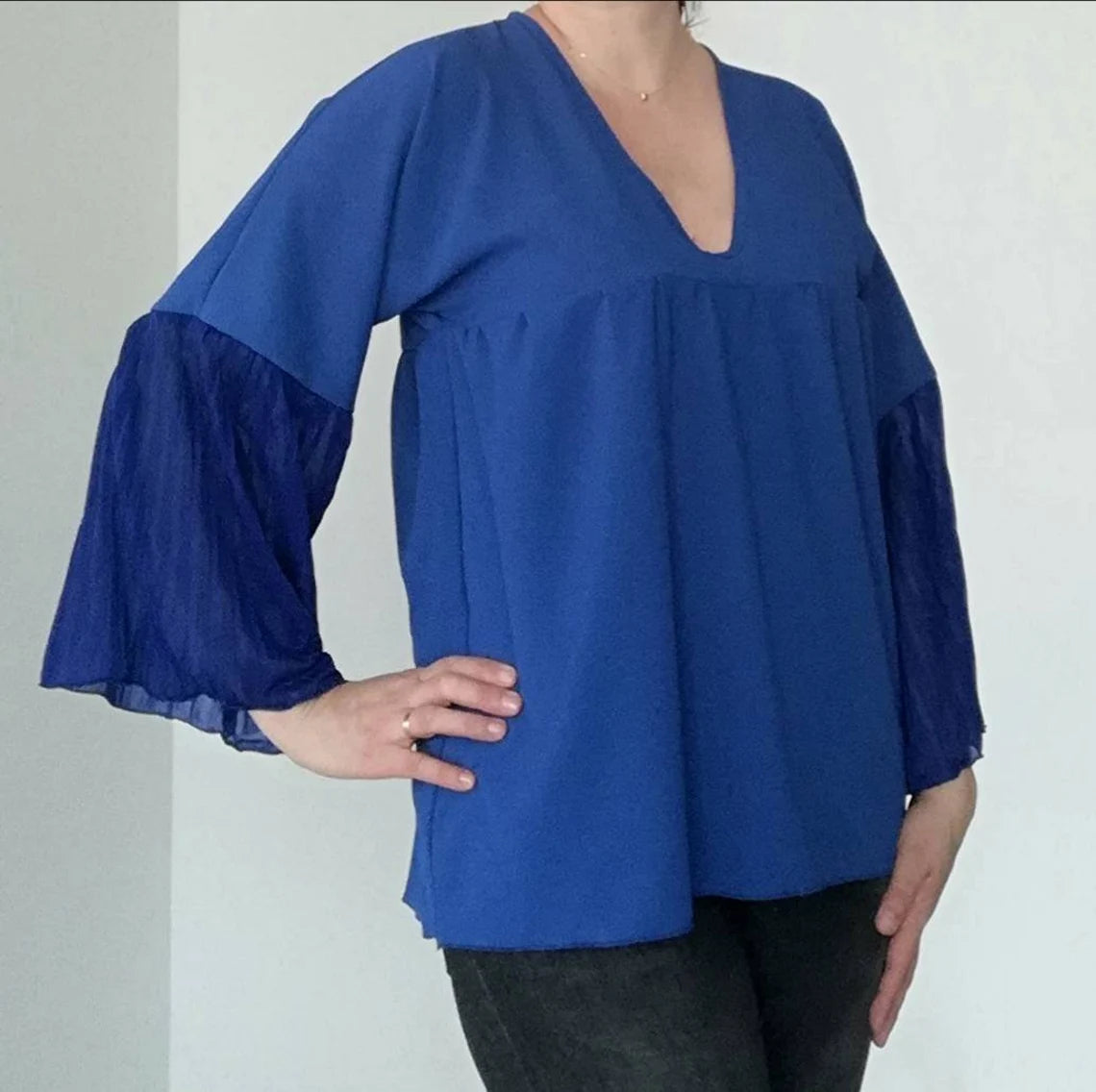 Túnica azul Royal