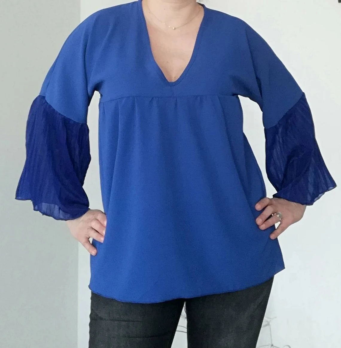 Túnica azul Royal
