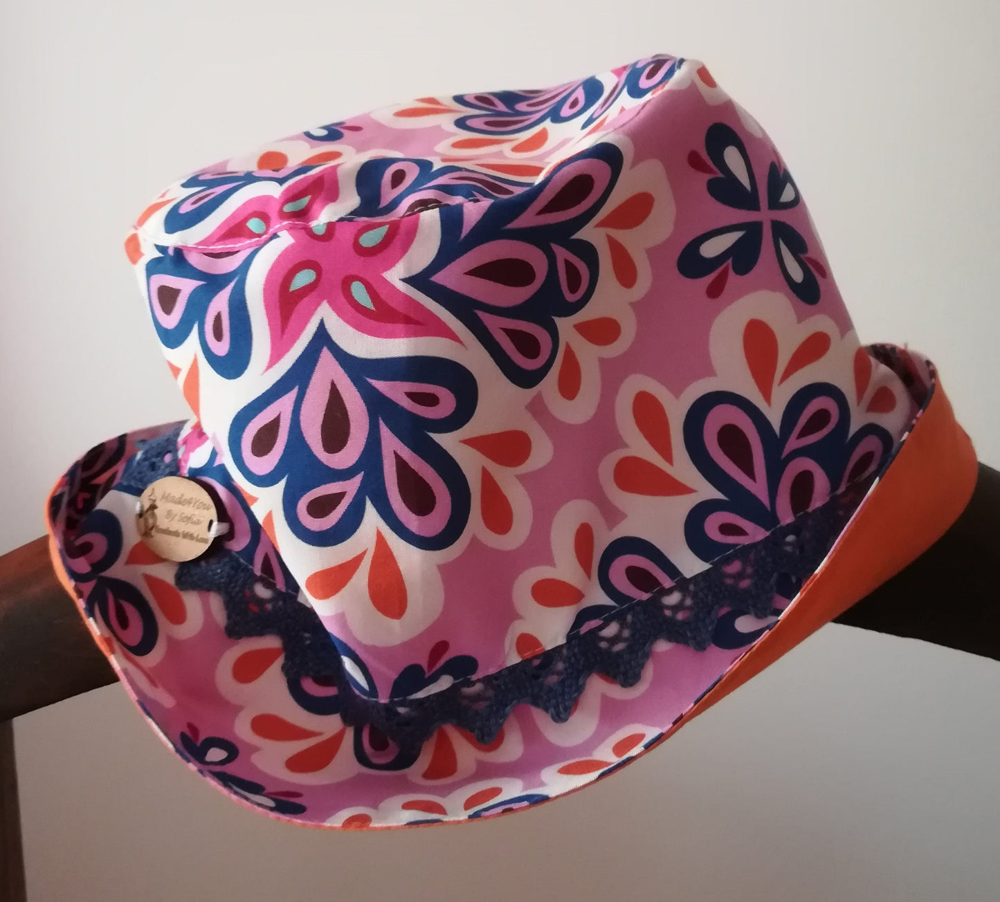 Chapéu Panamá Infantil "Alegria Floral" – Proteção Solar com Estilo e Conforto
