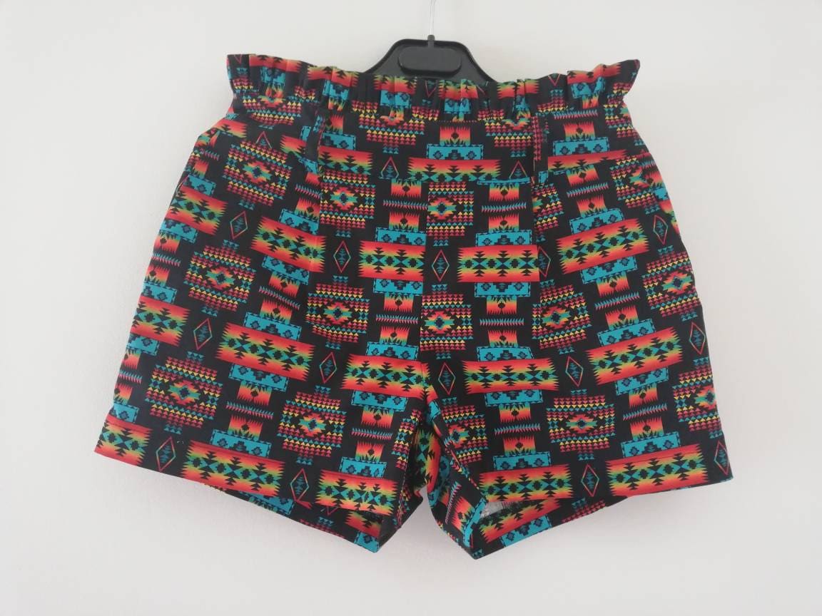 Calção Fru-Fru fantasia 100% algodão, Calção, Womens Clothing, Women fashion, shorts, women's shorts, Summer shorts