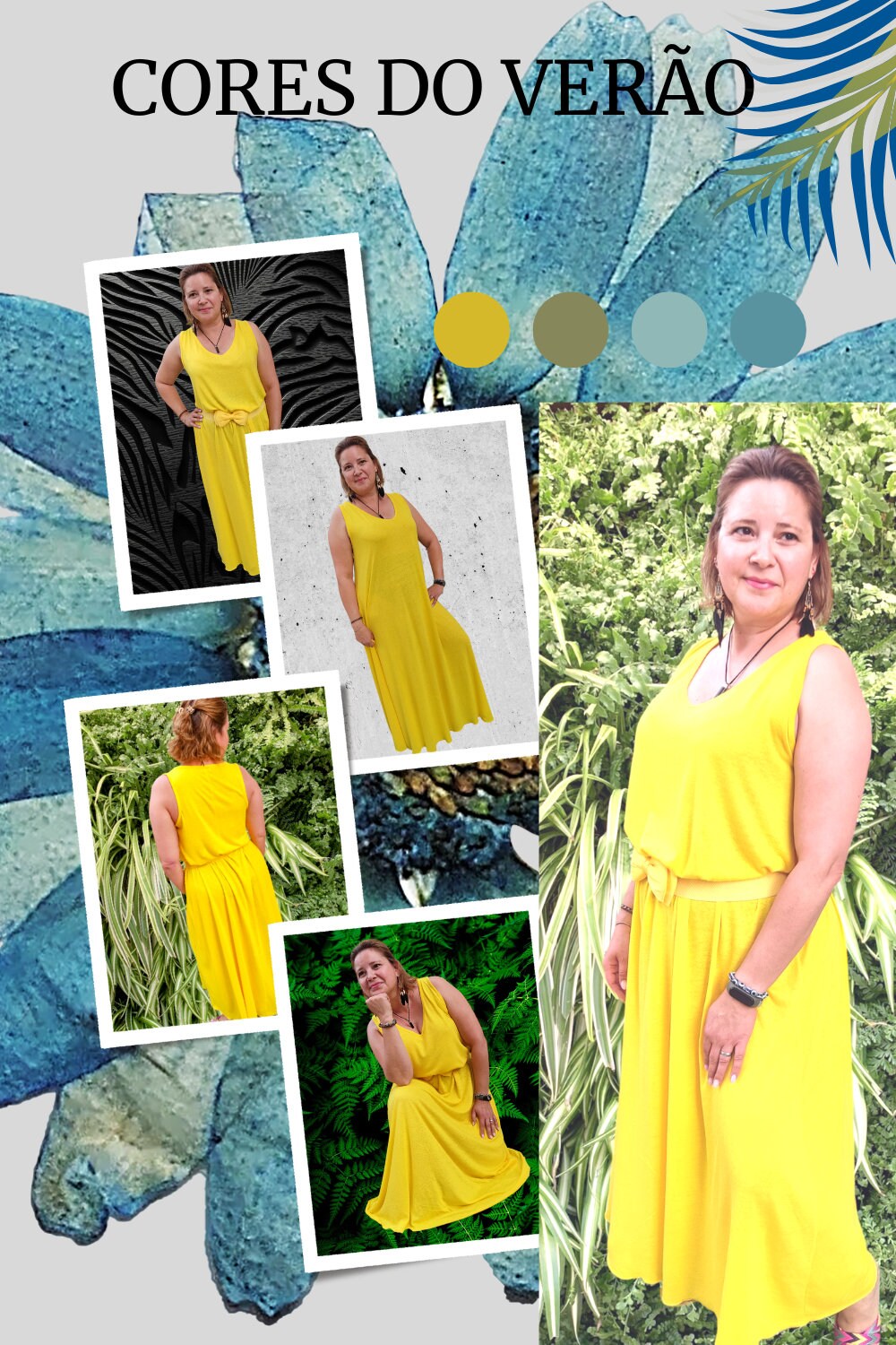 Vestido Midi Soleil Oversized