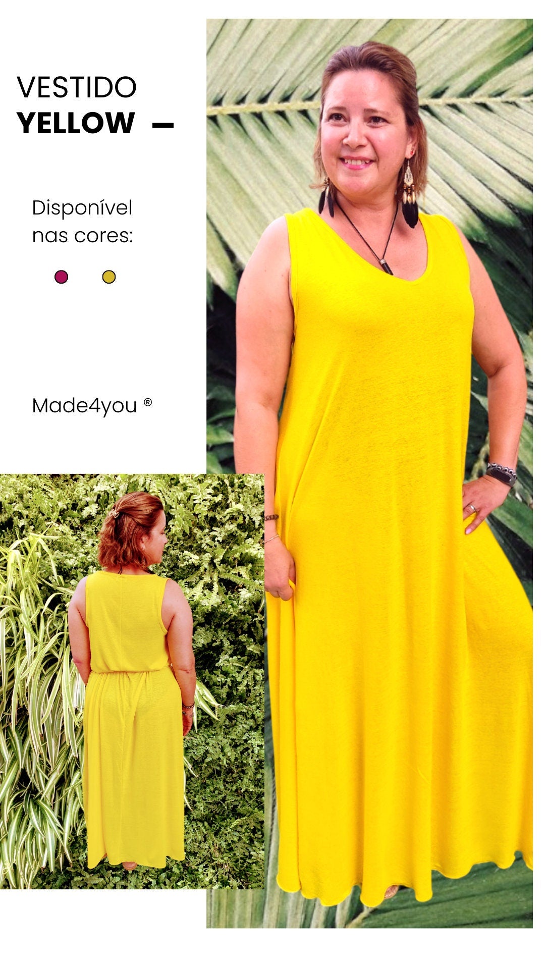 Vestido Midi Soleil Oversized