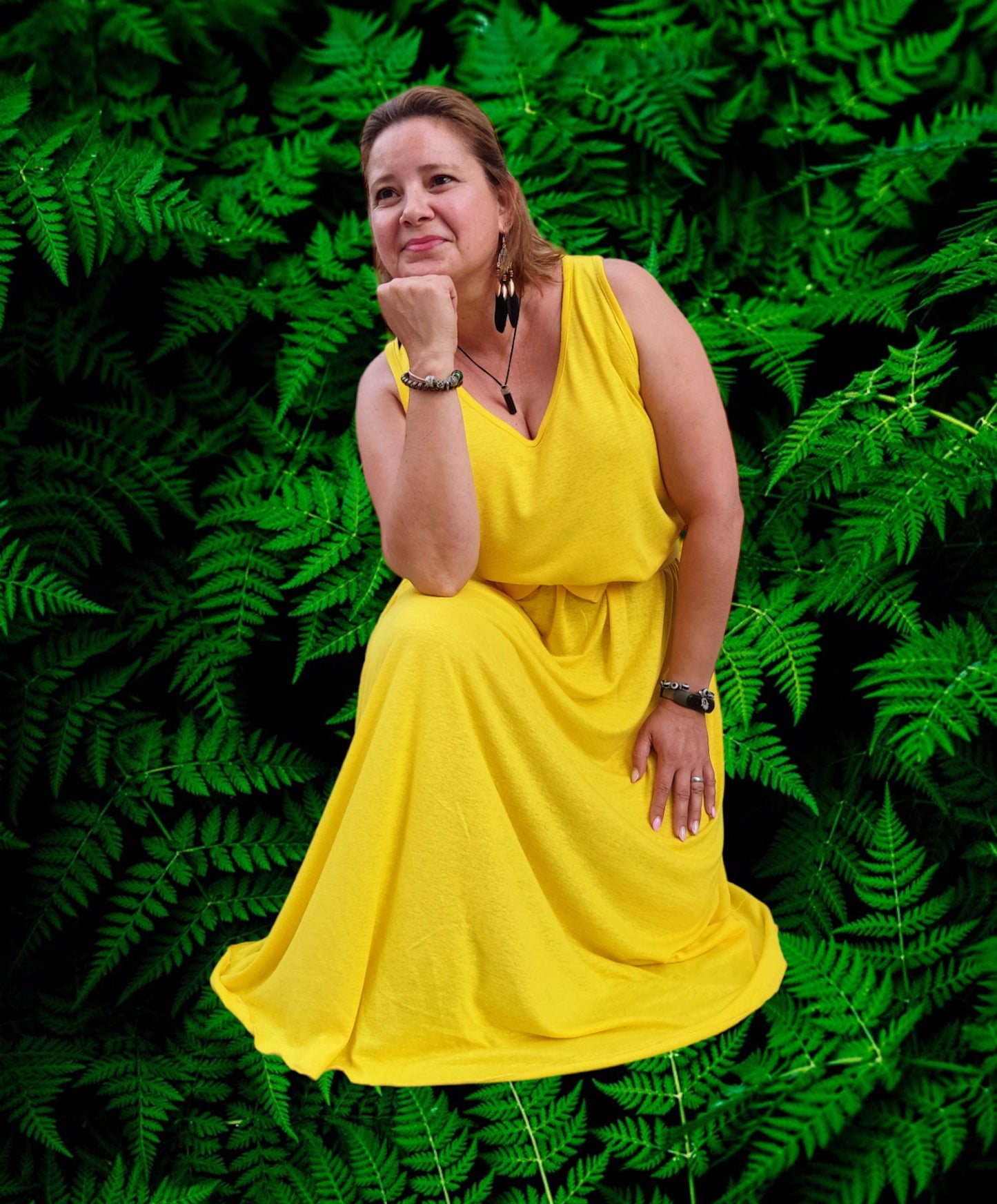 Vestido Midi Soleil Oversized