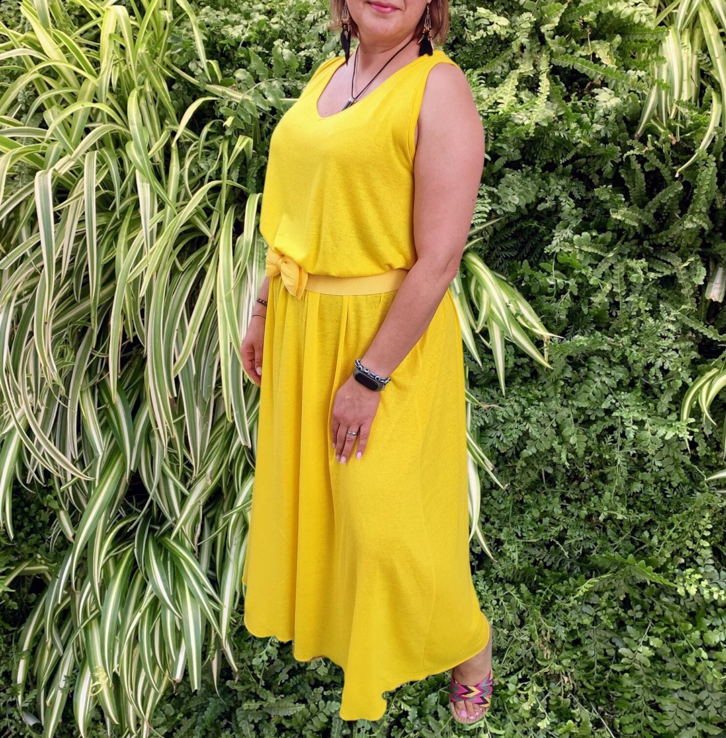 Vestido Midi Soleil Oversized