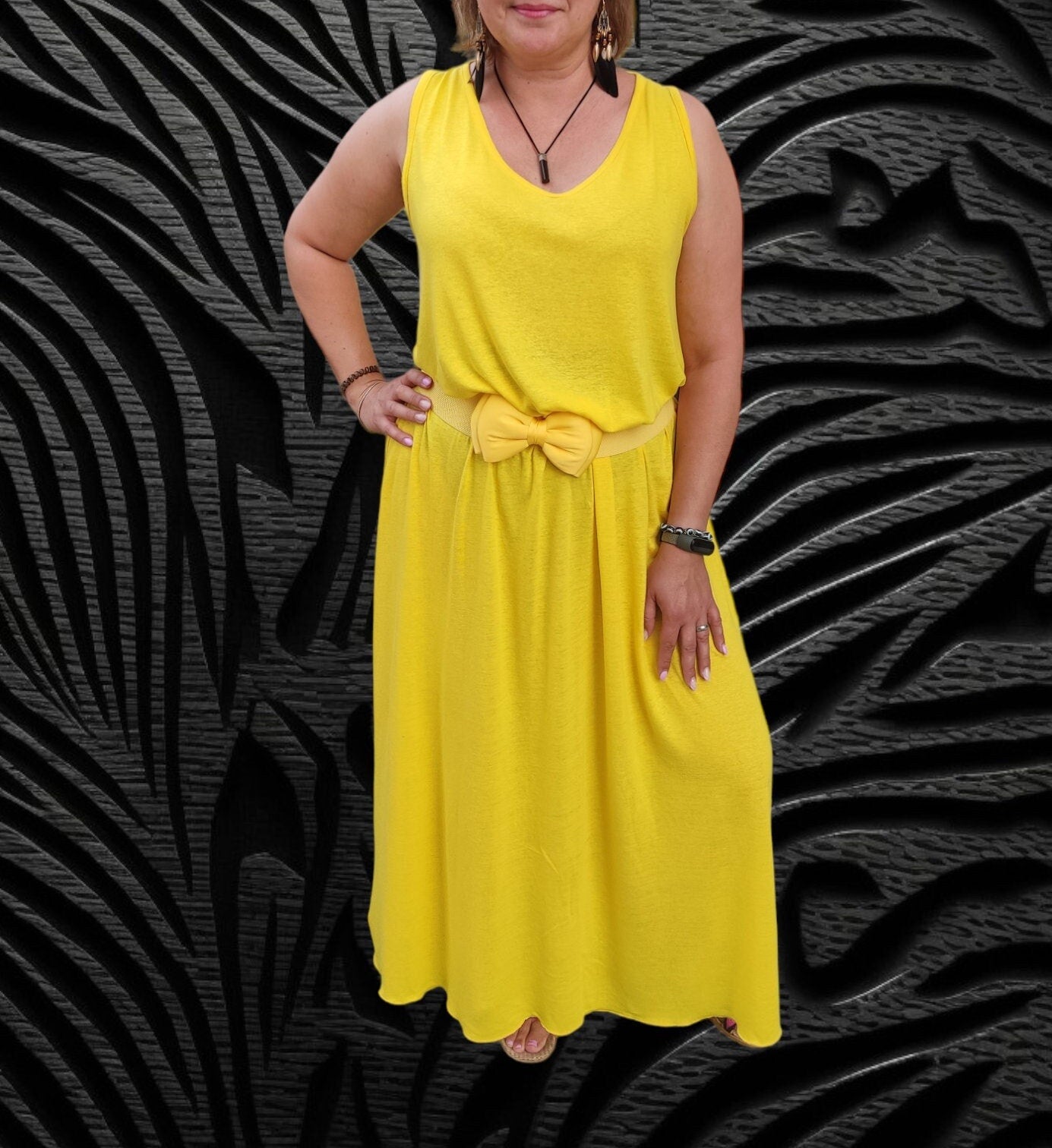 Vestido Midi Soleil Oversized