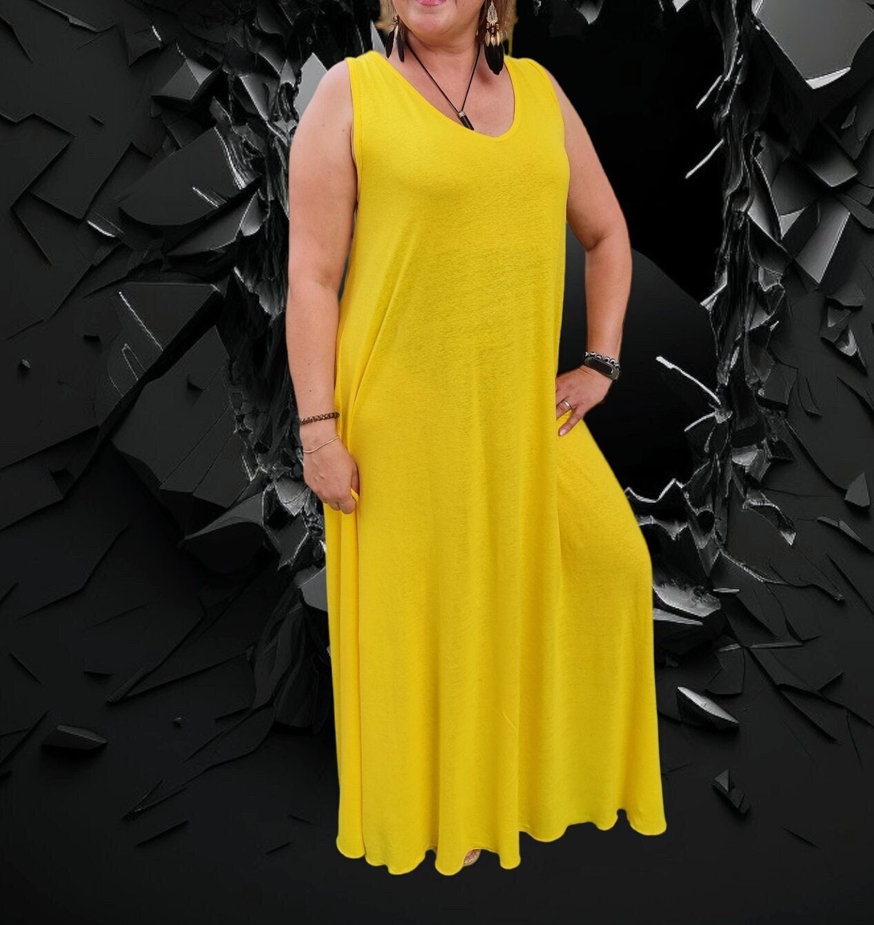 Vestido Midi Soleil Oversized