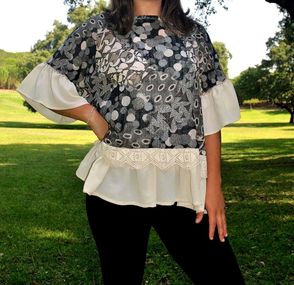 Túnica Modelo Amélia, tamanho único