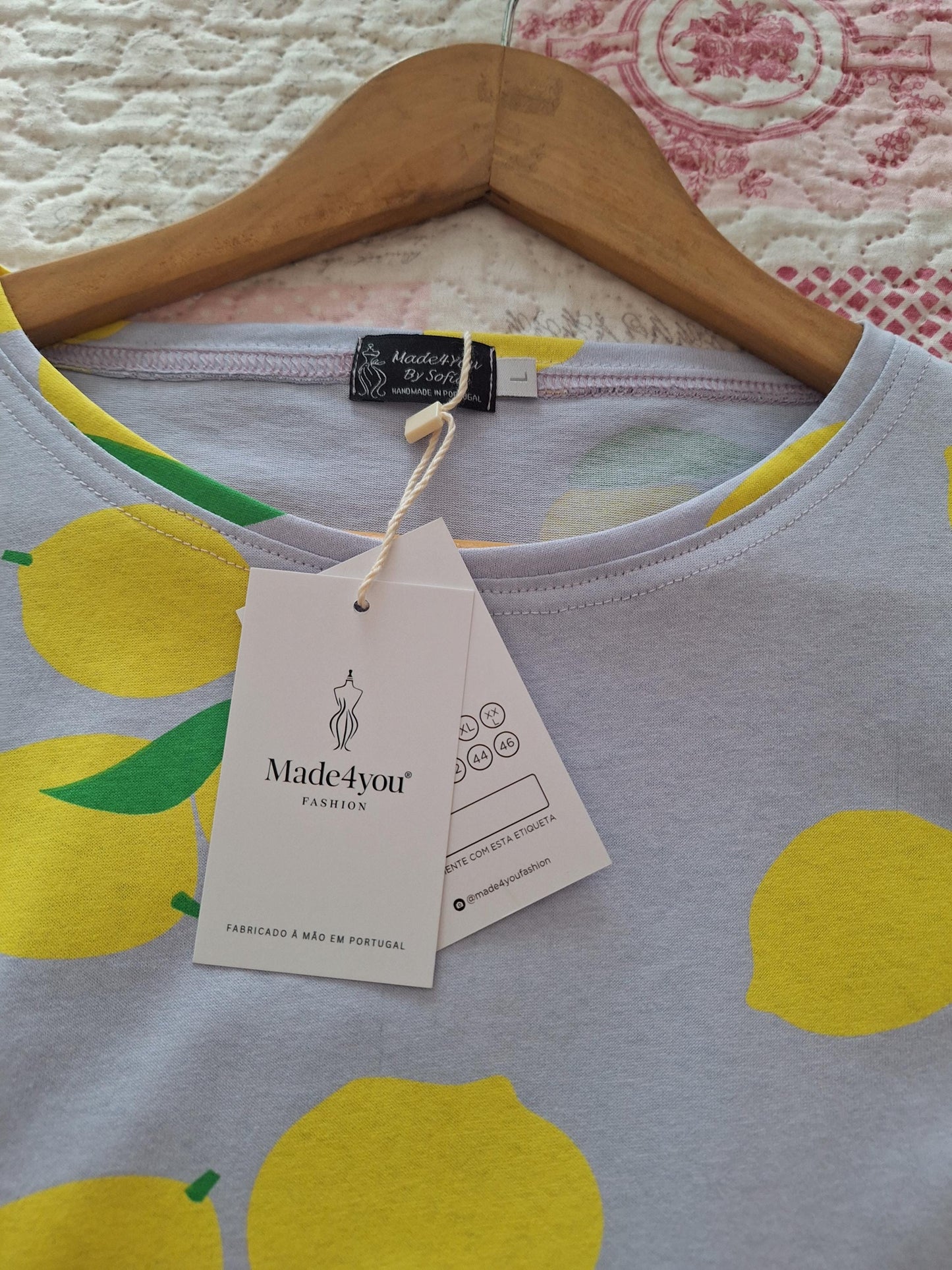 T-shirt feminina limão 🍋