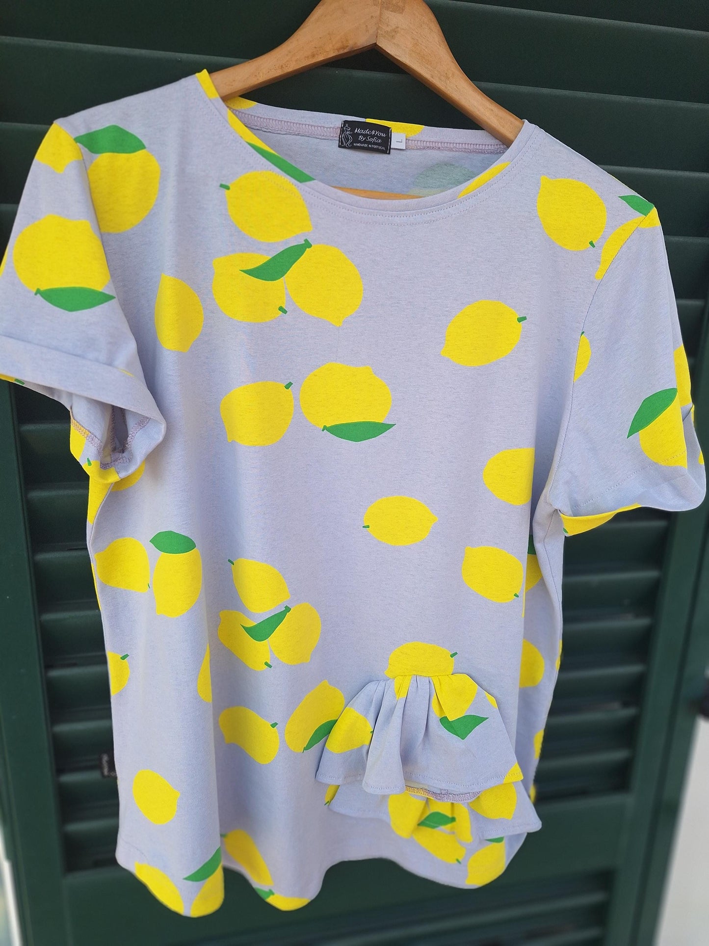 T-shirt feminina limão 🍋