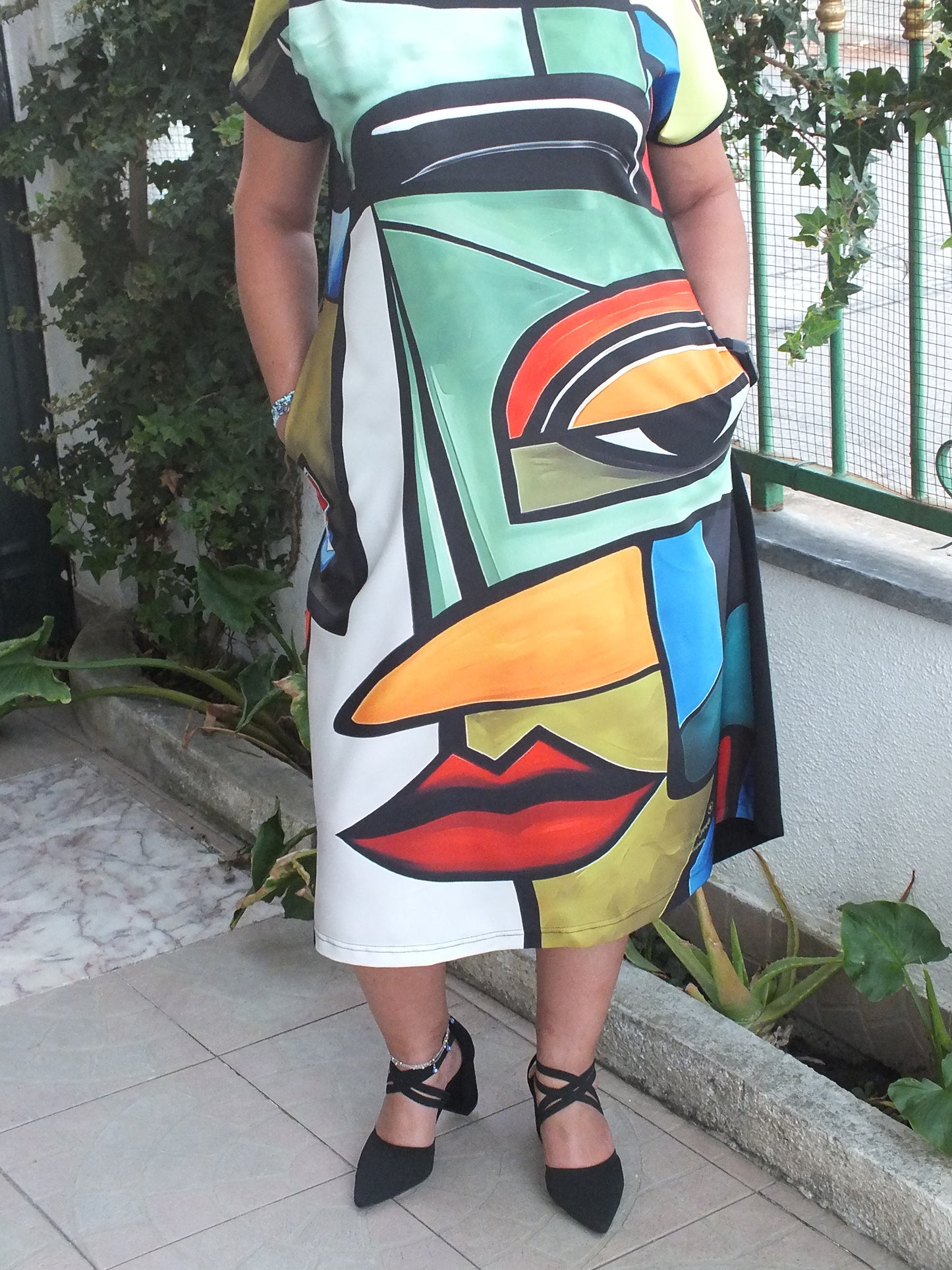 Vestido Artístico Laura - Peça Única