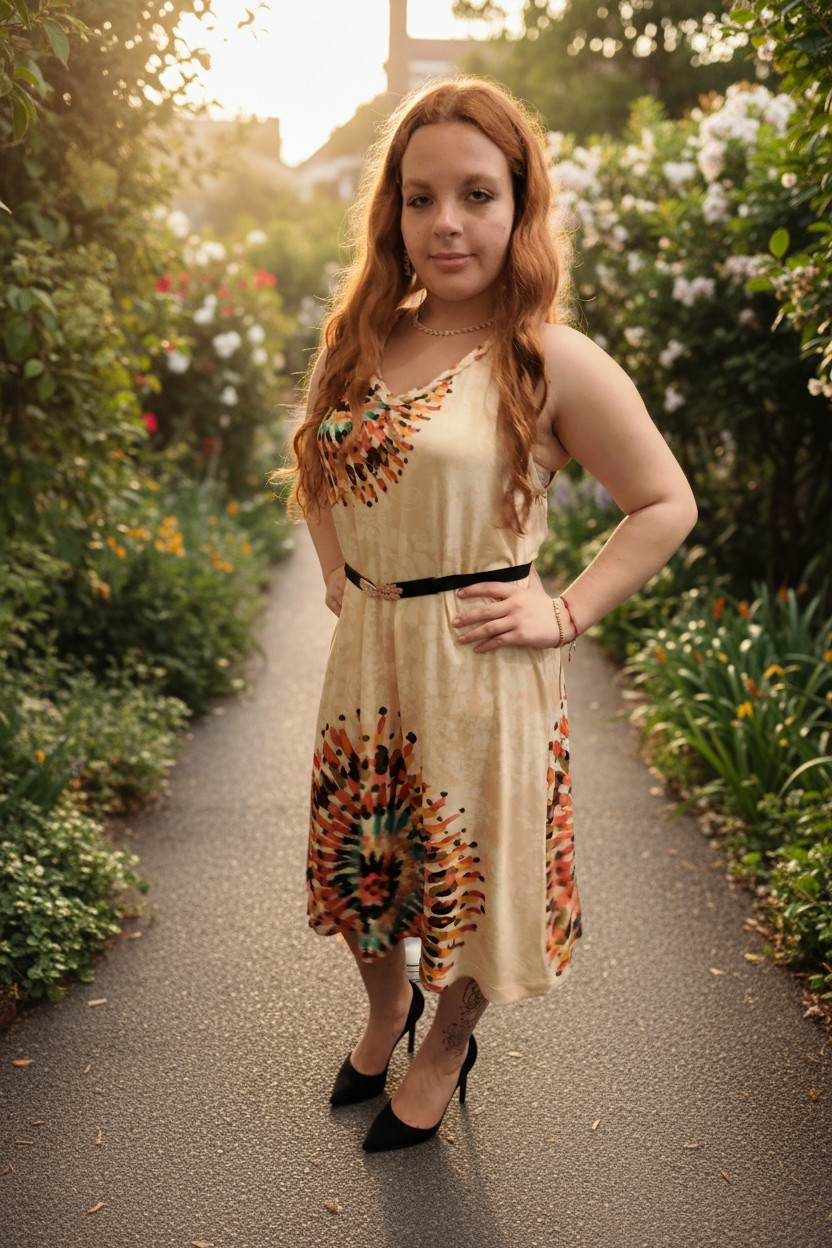Vestido Tribal em Malha de Algodão | Peça Única