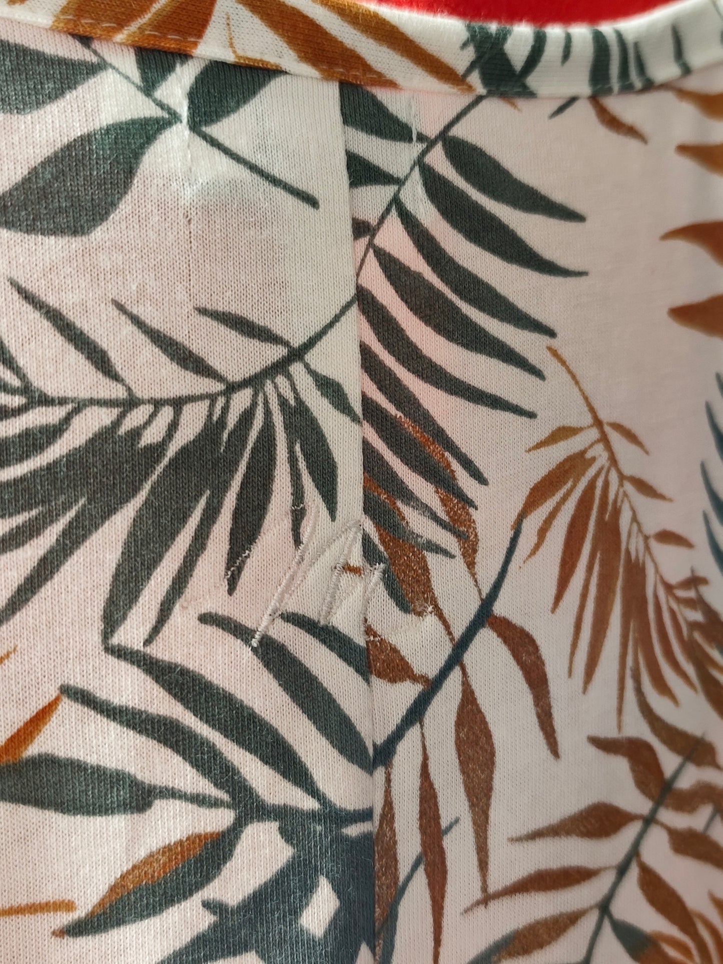 Vestido Longo Tropical Foliage com Bolsos – Veste L/XL