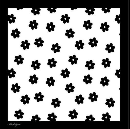 Fleur | Lenço em Cetim Premium 🖤 Pré-venda