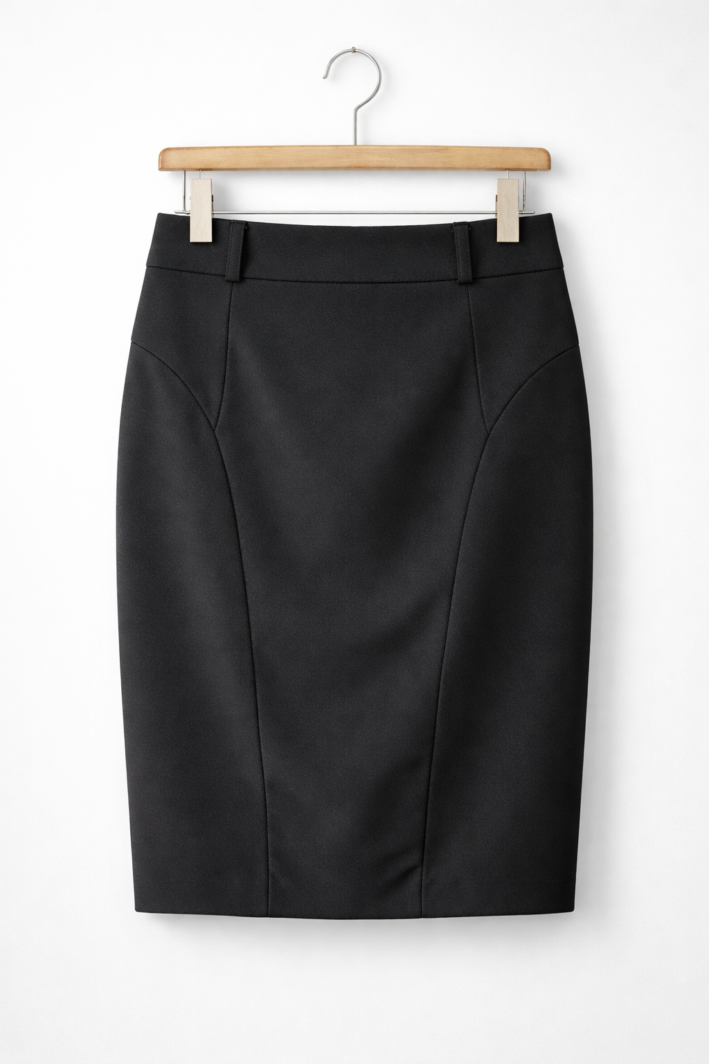 Saia lápis preta elegante • Black pencil skirt • Roupa de senhora clássica