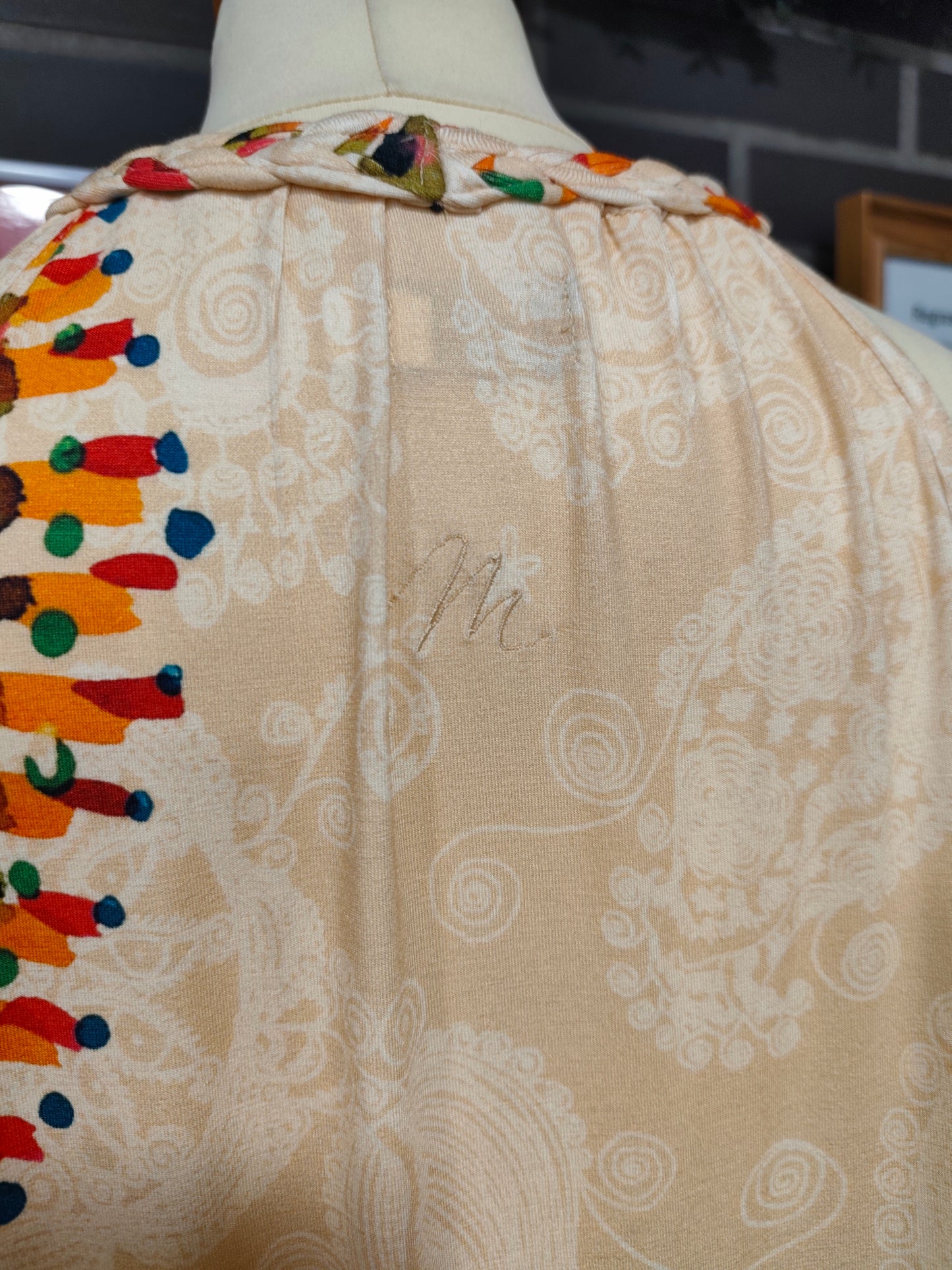 Vestido Tribal em Malha de Algodão | Peça Única