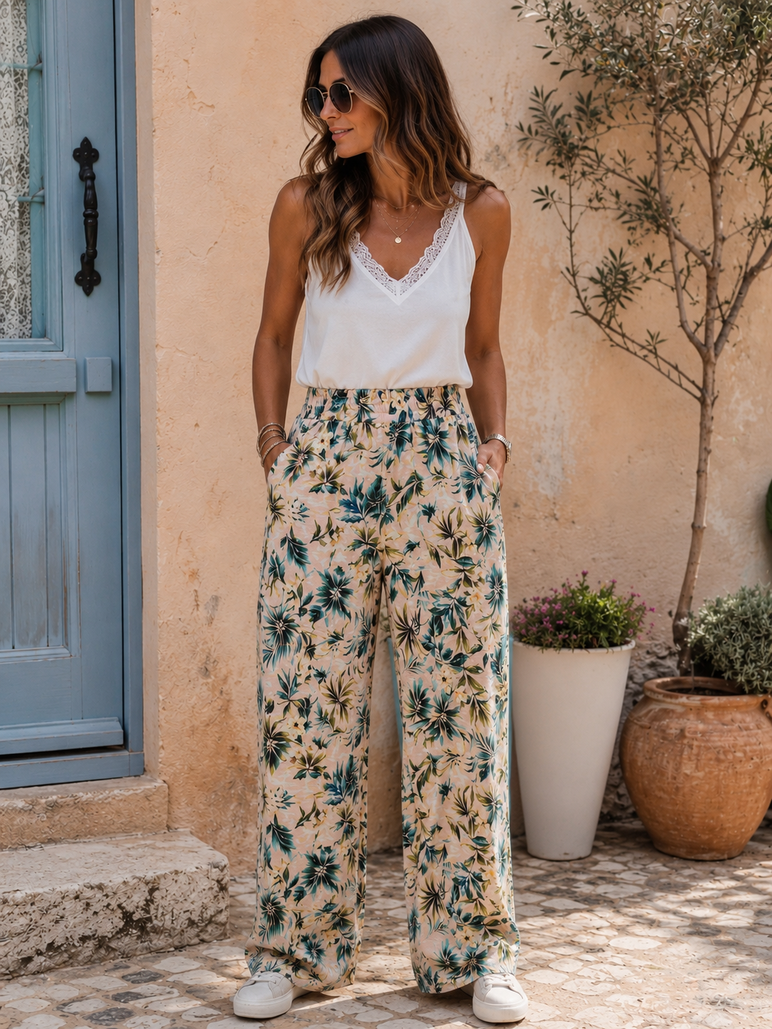 Conjunto Tropical Verde em Viscose | Edição Limitada 🌿